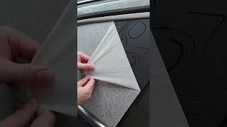 Satisfying Topographic Vinyl Decal Install