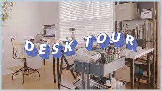 데스크 투어 | 이케아 가구로만 꾸민 일러스트레이터의 아이맥/아이패드 데스크 셋업 Desk Tour