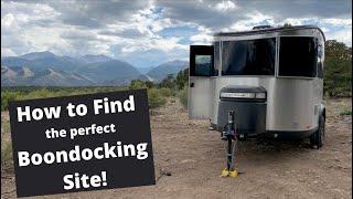 Finding a Boondocking Spot: Searching for the perfect camp site!