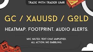 Gold (GC) Live Heatmap, Footprint Charts & Audio Alerts