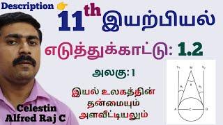 11 இயற்பியல்|எடுத்துக்காட்டு 1.2|அலகு 1|இயல் உலகத்தின் தன்மையும் அளவீட்டியலும்|sky physics