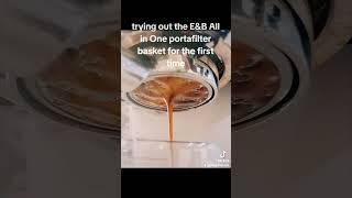E&B All in One basket #espresso #coffee #asmr #asmrsounds #barista