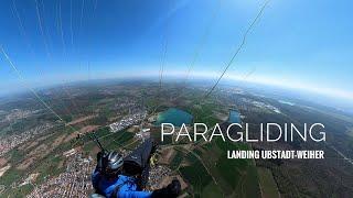 Paragliding landing Ubstadt-Weiher