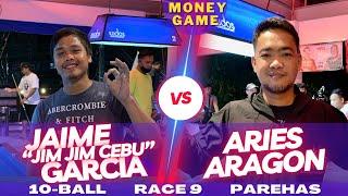 Jaime Dejamo Garcia JIM JIM CEBU vs Aries Aragon PALAWAN | Race 9 | 10 Ball