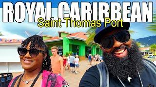 Our First Time at St Thomas Port on Royal Caribbean