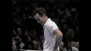 Ivan Lendl vs John McEnroe 1989 Masters RR Highlights