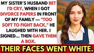 My Sister's Husband Bet I’d Cry When I Got Divorce Papers — So I Gave Them A Gift THEY REGRET