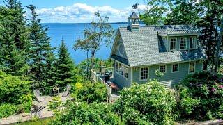 Maine Waterfront Real Estate For Sale | Maine 4-Season Oceanfront Cottage | Expensive Water views