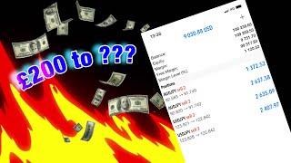 19 year old forex trader flips £200 to ??? in 24 hours