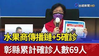 水果商傳播鏈+5確診 彰縣累計確診人數69人