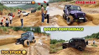 Offroad ke beech aa gya Crazy scorpio driver | Sunday offroad with Thar, Bolero, Isuzu and Wrangler