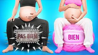 DES TRUCS ET ASTUCES POUR LES PARENTS || Bonne ou Mauvaise Grossesse ? Des Idées Sympas Par 123 GO!