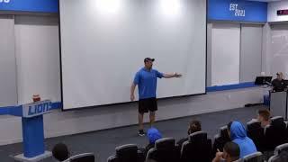 Lions head coach Dan Campbell FIRED UP pregame speech 