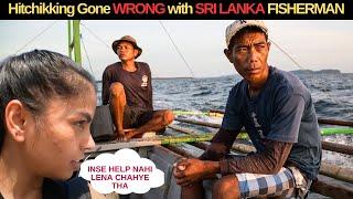 HITCHIKKING WITH FISHERMEN on a BOAT in JAFFNA, SRI LANKA #srilanka #srilankavlogs