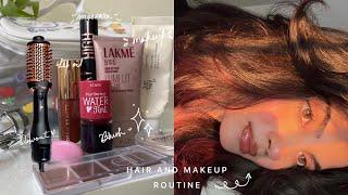 Makeup and Hairstyling Routine ⋆｡˚୨୧˚｡⋆ Minimal Makeup, Haircare, GRWM  