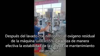 Máquina semiautomática de sellado de latas de nitrógeno para latas de metal