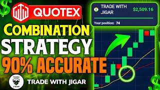 double EMA combination strategy for quotex platform ( don't miss ️ ) | quotex trading strategy 2024