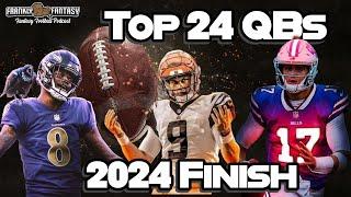 Fantasy Finish: Top 24 QBs of 2024 - A Year in Review