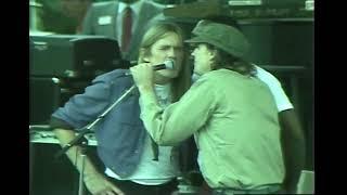 James Taylor with David Lasley and Arnold Mculler "Lonesome rd" Nuclear Disarmament Rally  NY 1982