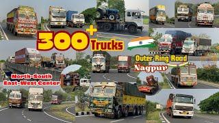 300+ Trucks Compilation | Outer Ring Road Nagpur | Wardha Road Bypass | Ashok Leyland, Tata, Eicher