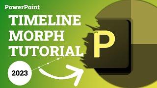 Social Media timeline morph transition in PowerPoint - Step-by-Step Tutorial