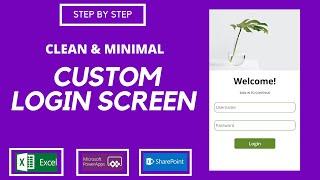 How to Create Login page in PowerApps using Excel and SharePoint | Step by Step