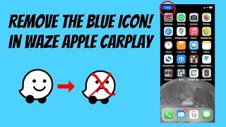 How to stop Waze from Running with Blue Icon after Unplugging from Apple CarPlay!