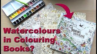 Can You Use Watercolours in Colouring Books? In Collaboration with Paul Rubens