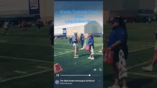 New York Giants Training Camp Vibes #giants #nfl #bigbluekrew #giantsfans #bigpatssportstalk