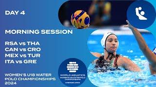 Morning Session | Day 4 | World Aquatics Women’s U18 Water Polo Championships 2024