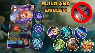 JAWHEAD BEST EXP LANE BUILD? | JAWHEAD GAMEPLAY MLBB 2024