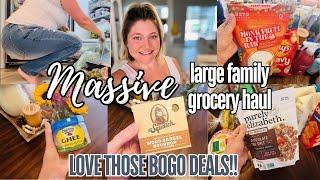 *HUGE* LARGE FAMILY GROCERY HAUL $600  | AWESOME BOGO DEALS!! 