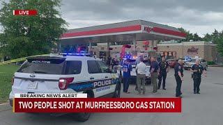 2 shot, 2 in custody after shooting at Murfreesboro, TN gas station