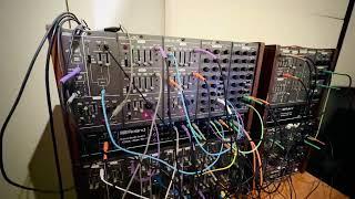 Roland System 100m vintage analog modular synth Drum and Bass generative sequence