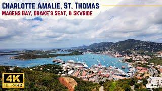 Charlotte Amalie, St. Thomas | Driving & Walking Tour - Magens Bay, Drake's Seat, & Paradise Point