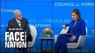 Margaret Brennan interviews Ukraine Special Envoy Keith Kellogg