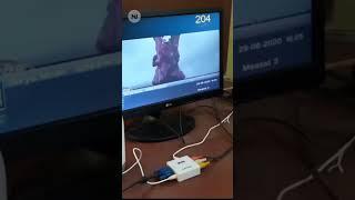 Av to vga converter in Monitor | Monitor to tv #shorts #monitor