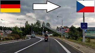 Germany - Czech Republic / Crossing The Border By Car