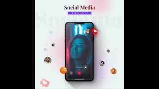 Social Media Mobile App UI 