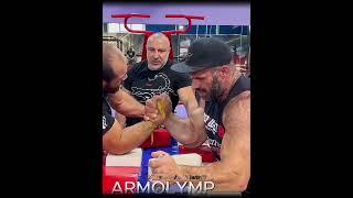 Denis Cyplenkov and David Dadikyan intense sparring #deniscyplenkov #armwrestling #shortsvideo