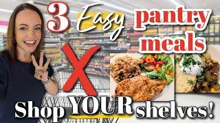 3 Pantry Dinners!  Using what I have to make Winner Dinners! 178