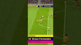 Bruno Fernandes' Perfect Poetic Escape from Three: eFootball2023 Mobile #efootball #gaming