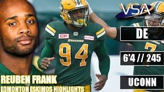 DE Reuben Frank - Edmonton Eskimos (2016)