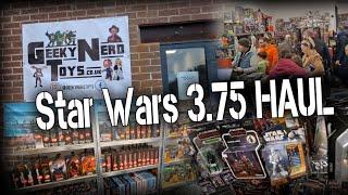 GRAND OPENING of Geeky Nerd Toys store! STAR WARS 3.75 haul!  