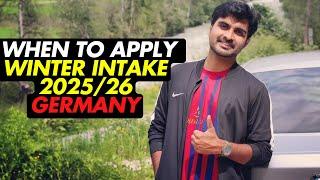 When & How to Apply in German Public Universities Admissions for Winter Intake 2025/26 