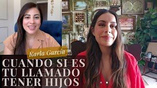 La decisión consciente de tener hijos y las relaciones en pareja: Karla García