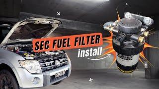 How to install a Universal Secondary Fuel Filter on a Mitsubishi Pajero