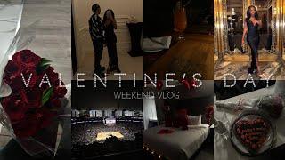 VALENTINE’s DAY VLOG [dinner + nba game + shopping]