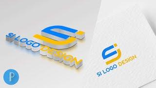 3D SI Logo design Pixellab tutorial [ASRAFUL ART]