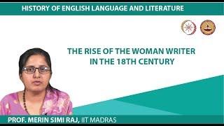 The Rise of the Woman Writer in the 18th Century